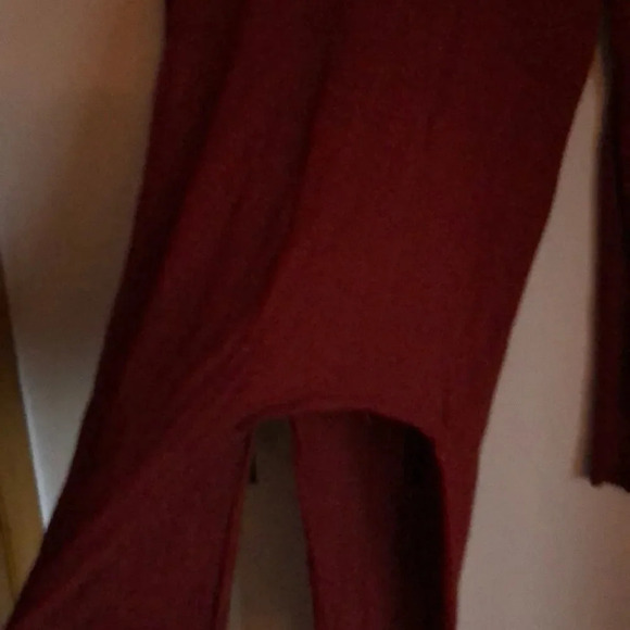 NWOT Unviersal standard Arenal tie burgundy tie sweater - Picture 5 of 12